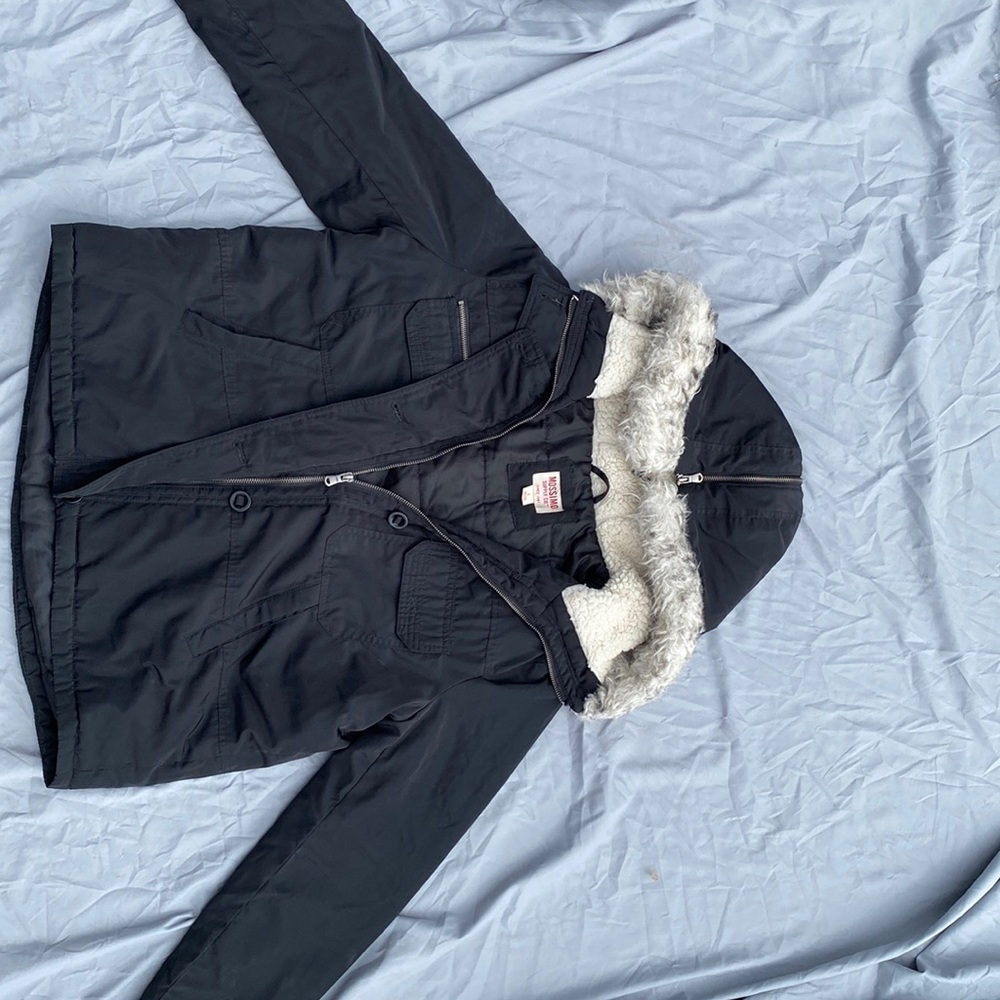 Women’s Winter Rain Coat | Mossimo Supply Co.| Size Large | Black |